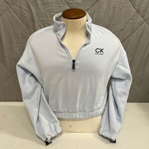 Light blue Calvin Klein quarter zip